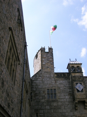 Z17. Another view of the towers showing the Welsh flag