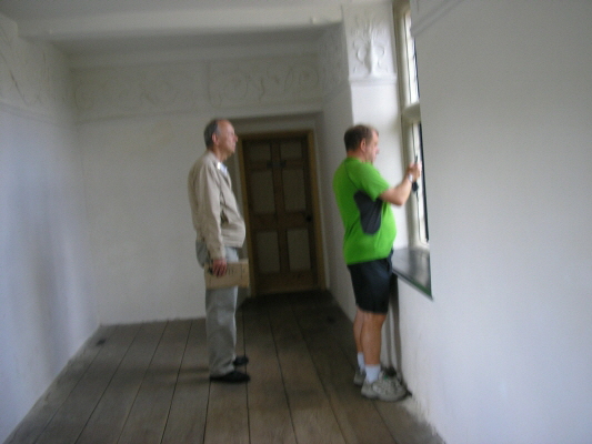 Z20. John and Dave enjoy the views from the castle