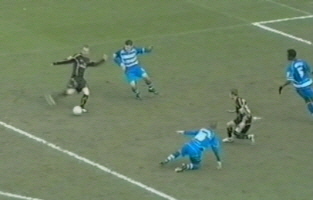 Kenny shoots and equalises
